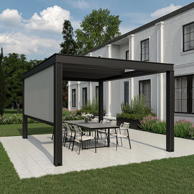 W jaki sposób aluminiowa pergola z żaluzjami poprawia przestrzeń mieszkalną na świeżym powietrzu?