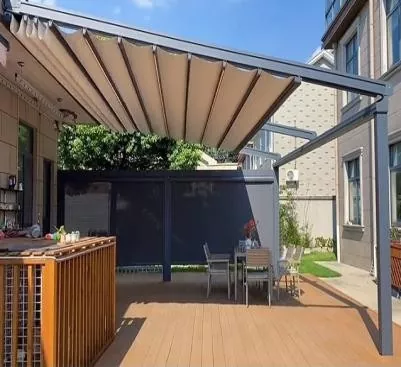 Fabric Roof Pergola