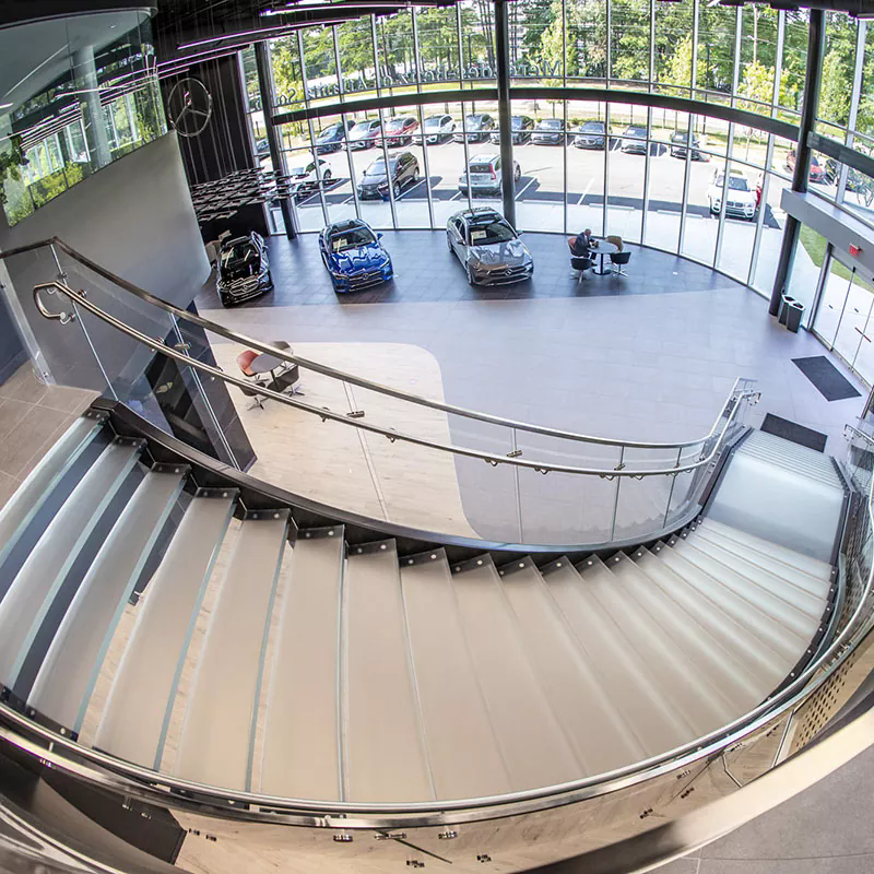 Glass Stair Railing