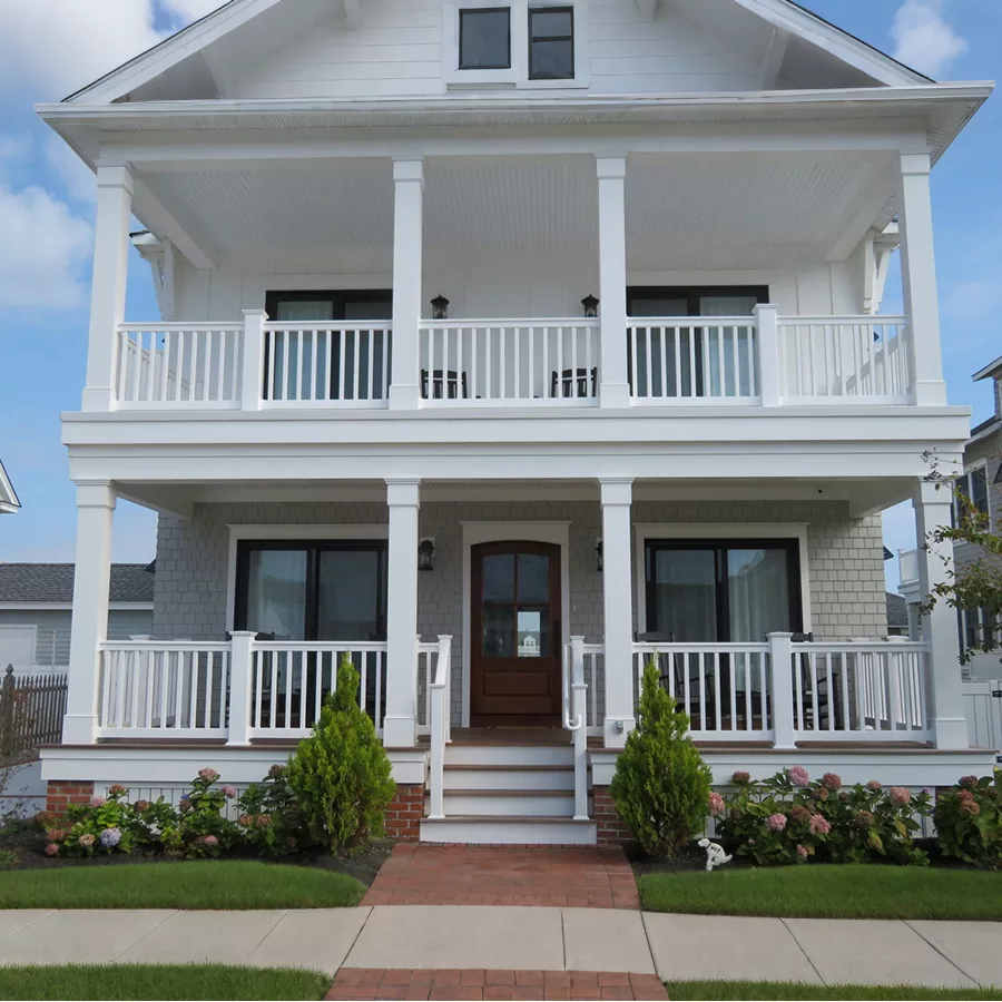 Balustrada werandy winylowej